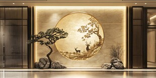 新中式迎宾区