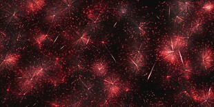 暗红色星光点点