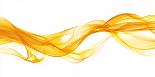 蓝色线条烟雾波浪