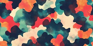 简约抽象炫彩背景