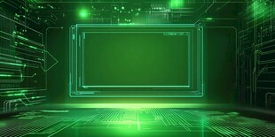 高端科技绿色背景