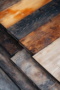 多种颜色木板木材