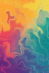 流光意境彩色渲染图案