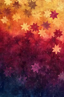 彩色星星背景图