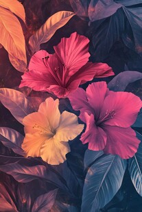 热带风情花卉美图