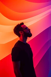 简洁简约动感彩色酷