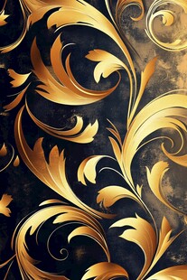 华丽金属花纹