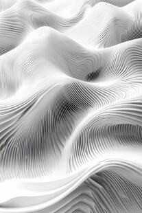 3d波浪线弧线弧形山