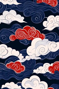 宋代云图高端云纹装饰