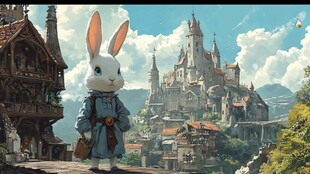 奇幻爱丽斯仙境插画