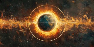 超大气圆形特效背景