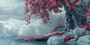 唯美枫林栈道