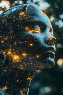 人工智能科幻背景