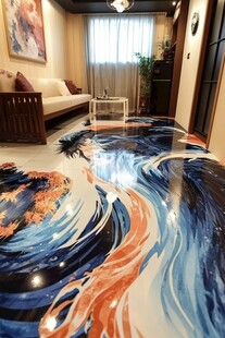 酷炫3d地板画