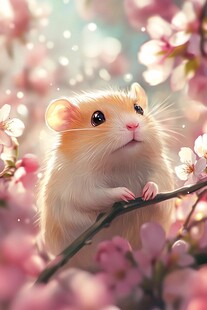 原创手绘仓鼠