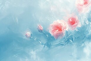 春日绚丽炫丽温柔玫瑰