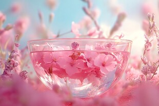 花玻璃背景素材