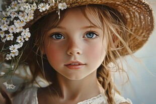 唯美浪漫小女孩