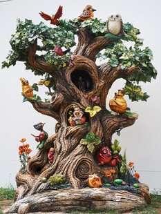 百鸟园创意雕塑