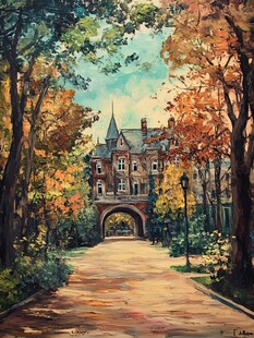 普林斯顿大学水彩