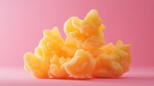 粉色的珊瑚蘑菇