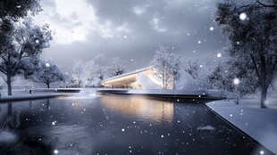 雪景效果图