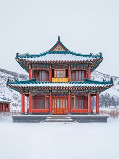 雪后望海楼