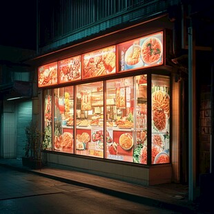 便利店橱窗