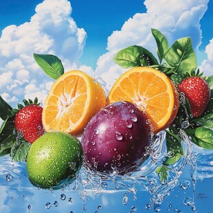 水果合成效果