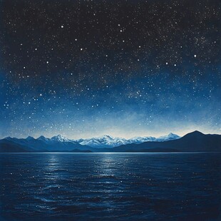 抽象写意星辰大海