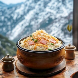 野山菌饭