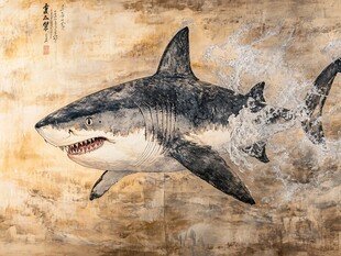 鲨鱼与艺术