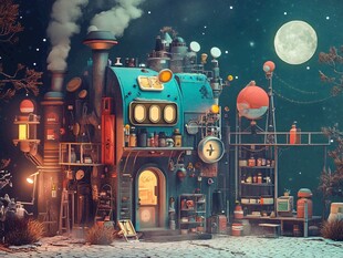 3d立体插画风格