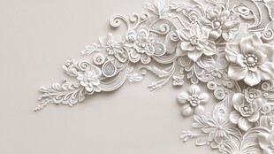 香槟色流苏浮雕背景