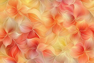 抽象花朵绚丽炫彩背景