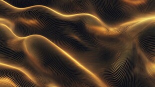 4d金色线条艺术