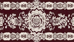 尊贵奢华红色花纹