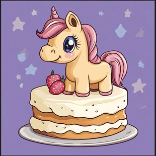 小马生日蛋糕