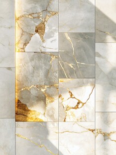 金色大理石对拼背景