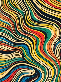 创意波纹弯曲活力