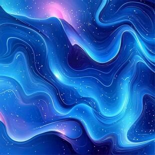 科幻感蓝色流动感背景