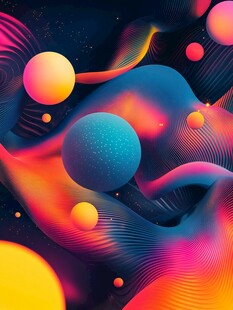 立体感酷炫渐变背景