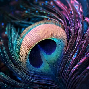美丽的翎毛