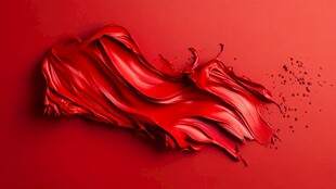 红色液体创意壁纸