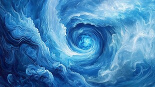 海洋流体画宇宙