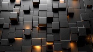 3d立体方块背景