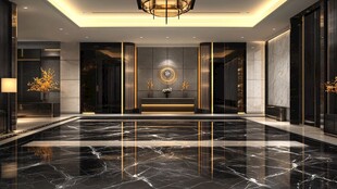 高档酒店电梯间