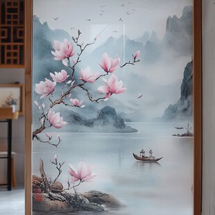 壁画意境山水