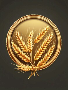 金色麦logo穗