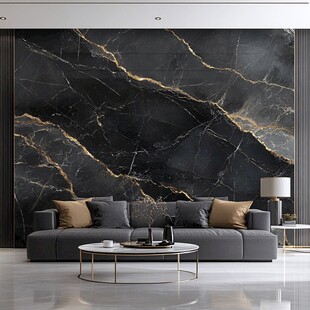 极简金箔石根线条对拼